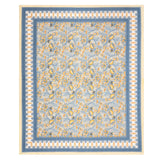 Rakhi Gift Box – Double Cotton Bedsheet, 2 Rakhi & 6 Beaded Coasters