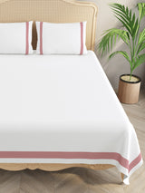Double King 300 TC Bedsheet with 2 Pillow Covers