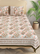 Double King Bedsheet with 2 Pillow Covers