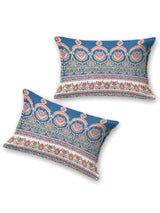 Cotton Printed Bedsheet with 2 Pillow Covers - (108 x 108 Inch)