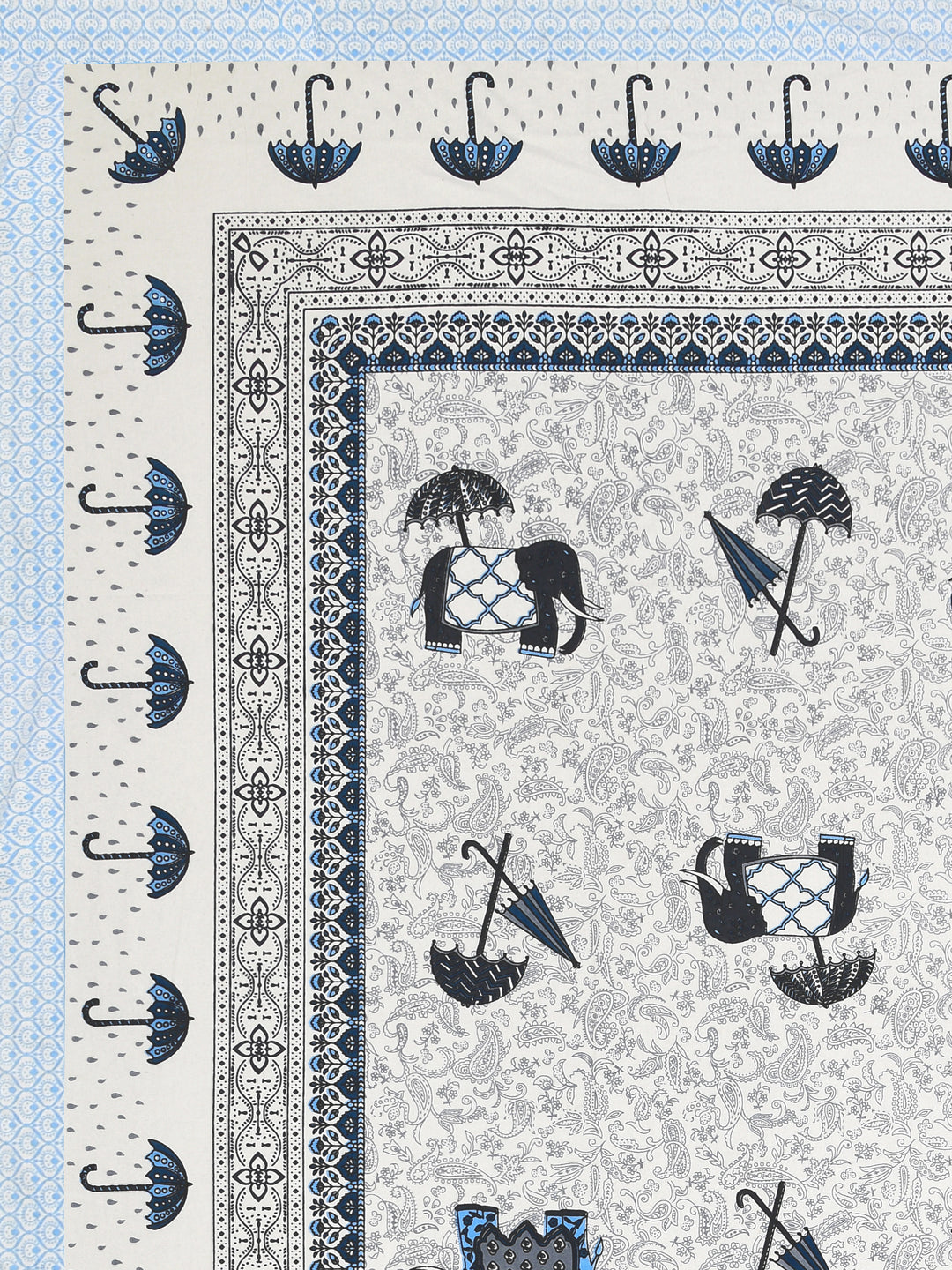 Double King Bedsheet with 2 Pillow Covers