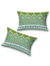 Cotton Printed Bedsheet with 2 Pillow Covers - (108 x 108 Inch)