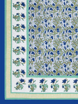 Floral Print Cotton Double King Bedsheet with 2 Pillow Covers