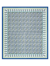 Floral Print Cotton Double King Bedsheet with 2 Pillow Covers