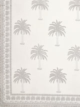 Handblock Print Super King Bedsheet in Extra Soft Percale Cotton with 2 Pillow covers