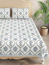 Double King Bedsheet with 2 Pillow Covers