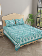 Double King Bedsheet with 2 Pillow Covers