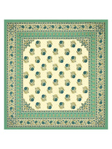 Cotton Printed Bedsheet with 2 Pillow Covers - (108 x 108 Inch)
