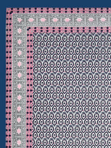 Floral Print Cotton Double King Bedsheet with 2 Pillow Covers