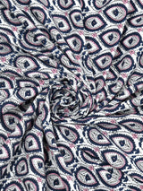 Floral Print Cotton Double King Bedsheet with 2 Pillow Covers