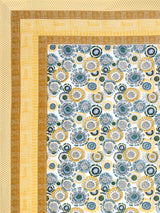 Floral Print Cotton Double King Bedsheet with 2 Pillow Covers