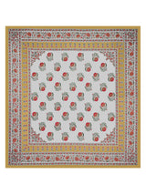 Cotton Printed Bedsheet with 2 Pillow Covers - (108 x 108 Inch)