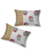 Cotton Printed Bedsheet with 2 Pillow Covers - (108 x 108 Inch)