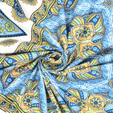 Floral Print Cotton Double King Bedsheet with 2 Pillow Covers