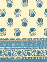 Cotton Printed Bedsheet with 2 Pillow Covers - (108 x 108 Inch)