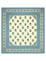 Cotton Printed Bedsheet with 2 Pillow Covers - (108 x 108 Inch)