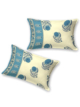 Cotton Printed Bedsheet with 2 Pillow Covers - (108 x 108 Inch)