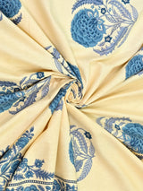 Cotton Printed Bedsheet with 2 Pillow Covers - (108 x 108 Inch)