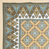 Rakhi Gift Box – Double Cotton Bedsheet, 2 Rakhi & 6 Beaded Coasters