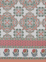 Cotton Printed Bedsheet with 2 Pillow Covers - (108 x 108 Inch)