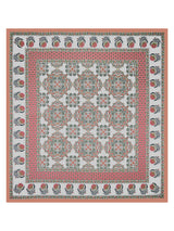 Cotton Printed Bedsheet with 2 Pillow Covers - (108 x 108 Inch)