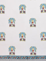 Double King Handblock Print Bedsheet with 2 Pillow Covers
