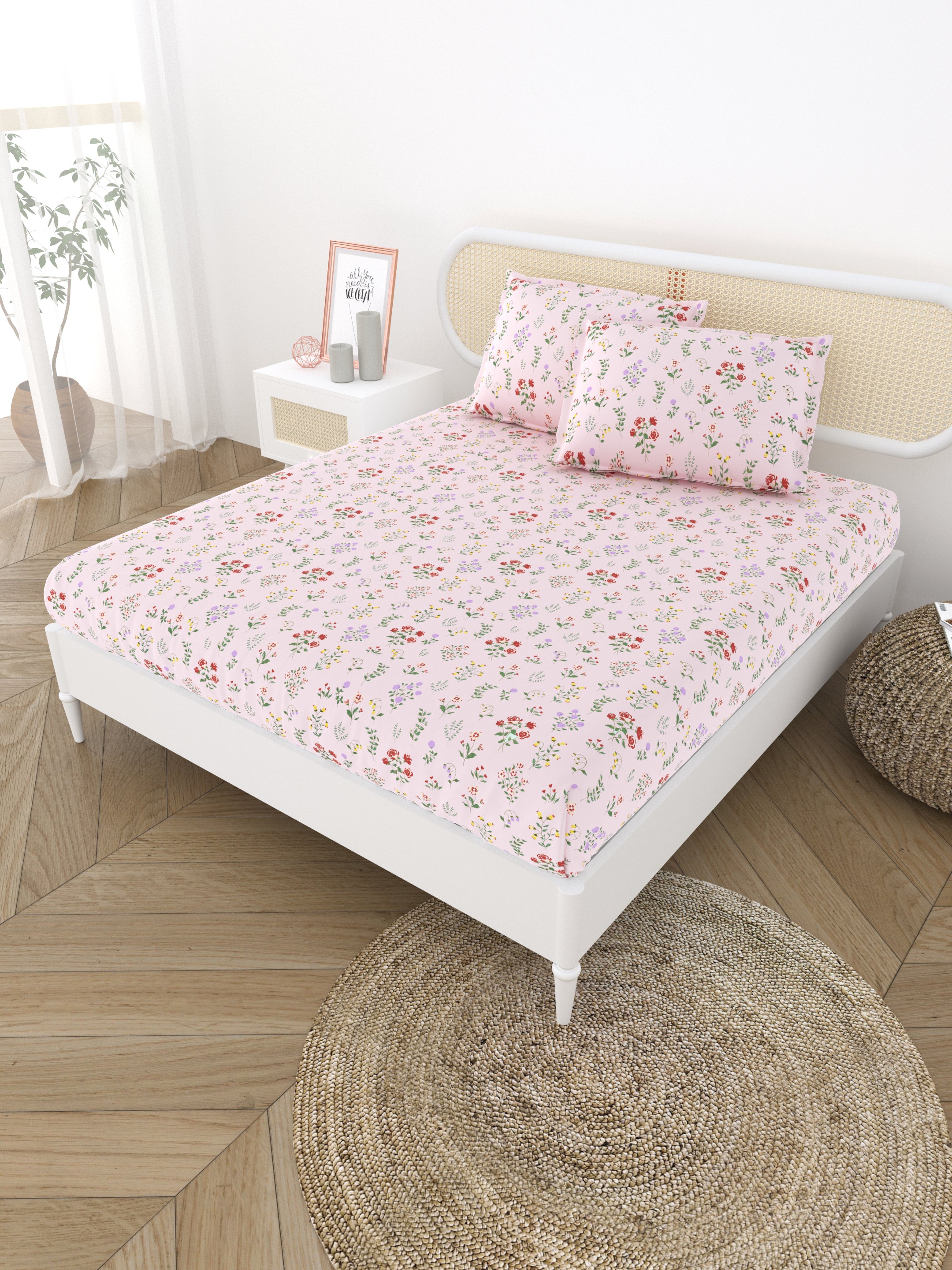 Diwali Value Gift Box | 1 Double Bedsheet & 2 Wall Hangings