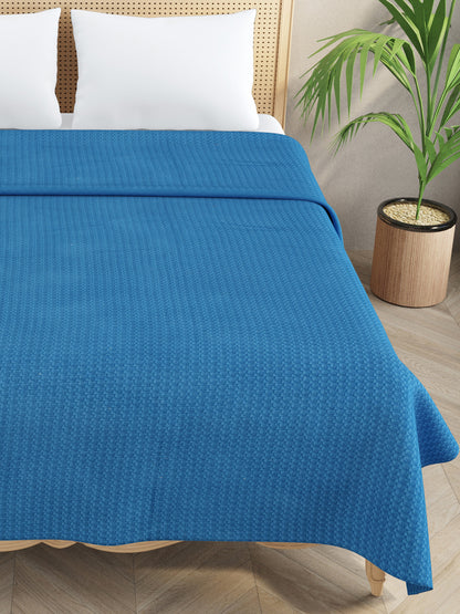 Premium Knitted Cotton Double Bed Cover/ Dohar