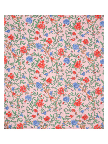 Floral print fitted Bedsheets with elastic and 2 Pillow Covers