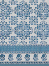 Cotton Printed Bedsheet with 2 Pillow Covers - (108 x 108 Inch)