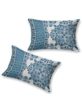 Cotton Printed Bedsheet with 2 Pillow Covers - (108 x 108 Inch)