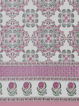 Cotton Printed Bedsheet with 2 Pillow Covers - (108 x 108 Inch)