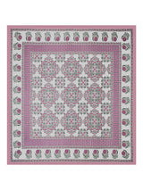 Cotton Printed Bedsheet with 2 Pillow Covers - (108 x 108 Inch)