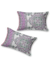 Cotton Printed Bedsheet with 2 Pillow Covers - (108 x 108 Inch)
