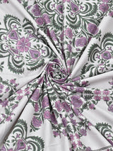 Cotton Printed Bedsheet with 2 Pillow Covers - (108 x 108 Inch)