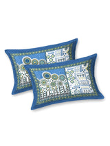 Floral Print Cotton Double King Bedsheet with 2 Pillow Covers