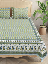 Double King Bedsheet with 2 Pillow Covers