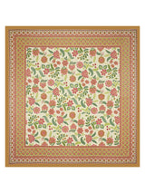 Cotton Printed Bedsheet with 2 Pillow Covers - (108 x 108 Inch)