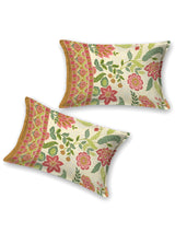 Cotton Printed Bedsheet with 2 Pillow Covers - (108 x 108 Inch)