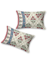 Cotton Printed Bedsheet with 2 Pillow Covers - (108 x 108 Inch)