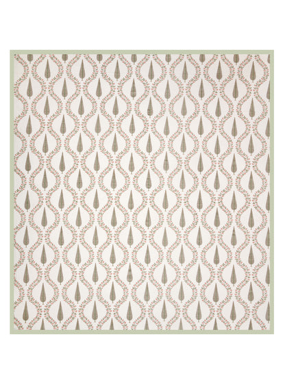 Handblock Print Super King Bedsheet in Extra Soft Percale Cotton with 2 Pillow covers