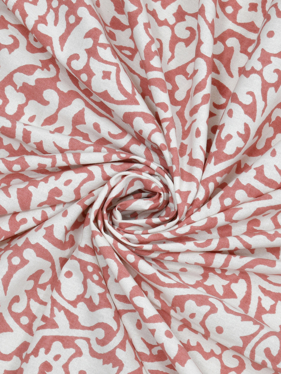 Floral Print Cotton Double King Bedsheet with 2 Pillow Covers