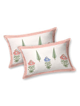 Handblock Printed Double King Bedsheet with 2 Pillow Covers