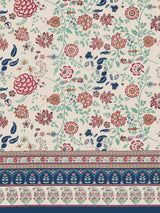 Cotton Printed Bedsheet with 2 Pillow Covers - (108 x 108 Inch)