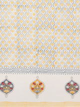Handblock Printed Double King Bedsheet with 2 Pillow Covers