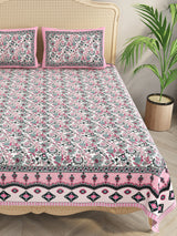 Double King Bedsheet with 2 Pillow Covers