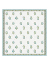 Extra Soft Percale Cotton Super King Handblock Print Bedsheet with 2 Pillow Covers + 1 Sham Pillow Cover