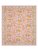 Floral Print Cotton Double King Bedsheet with 2 Pillow Covers
