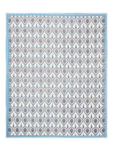 Diwali Gift Box | 1 Double Bedsheet, 1 Pair Door Hanging, 1 Metal Urli, 2 Laddoo Candles