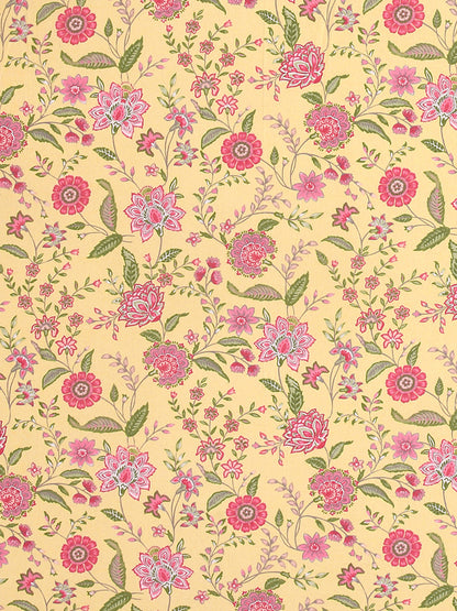 Floral Print Cotton Super King Bedsheet with 2 Reversible Pillow Covers